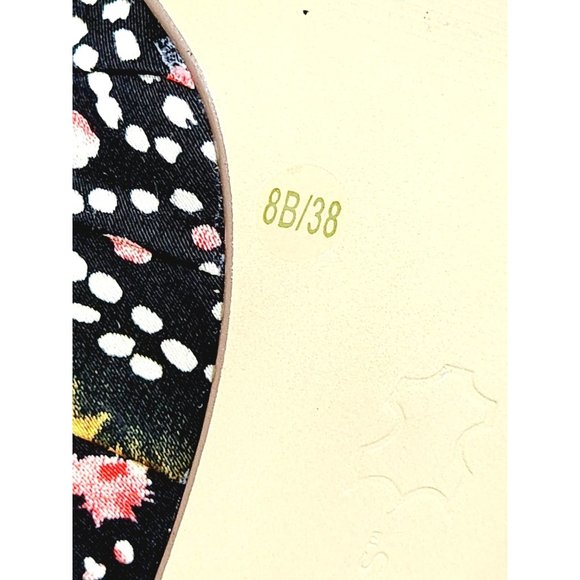 BCB Girls Studded Felt Multicolored High Heel 8B/38 Woman Shoe - Picture 6 of 16